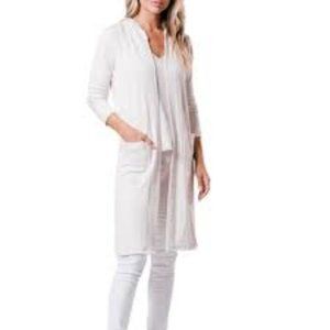 Southcott Acapulco Cardigan - Very light pink (Shell) - Size 1 (small)